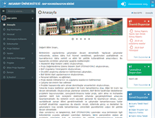 Tablet Screenshot of bap.aksaray.edu.tr